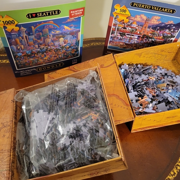 2 Jigsaw Puzzles By Dowdle - Picture 2 of 8